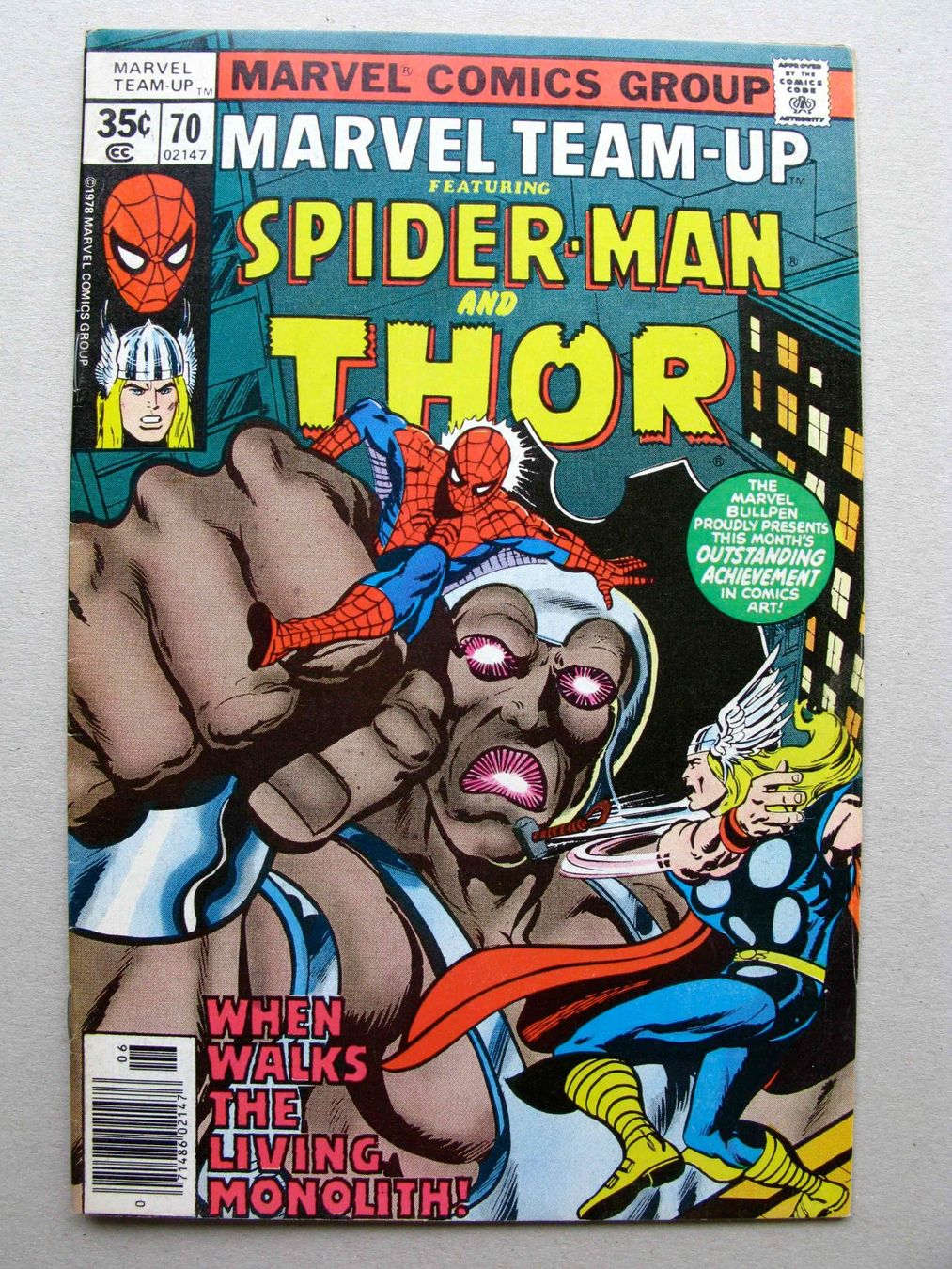 Comics: Marvel Team-Up 70 Spider-Man & Thor  1978 – Gebraucht aus Samstagern von Betscha