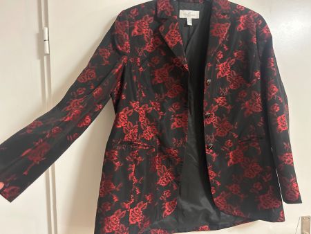 Vintage Blazer Élégance Paris Rosen elegant chic Gr 42 Top