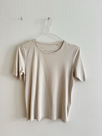 Off while cotton T-shirt by The Mercer