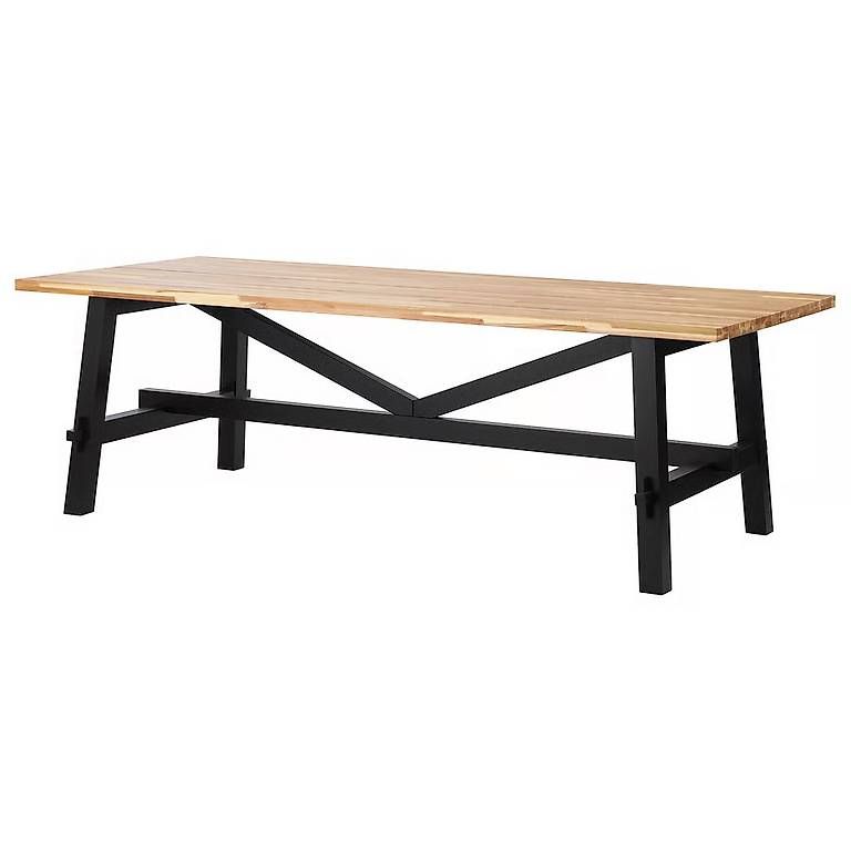 Tables: Tavolo Ikea Skogsta – D'occasion à Canobbio par Disperso