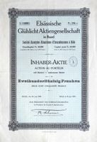 Elsässische Glühlicht AG, Basel - 1909