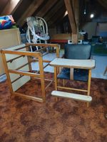 Holz Hochstuhl umbaubar zu Tisch und Stuhl gebraucht