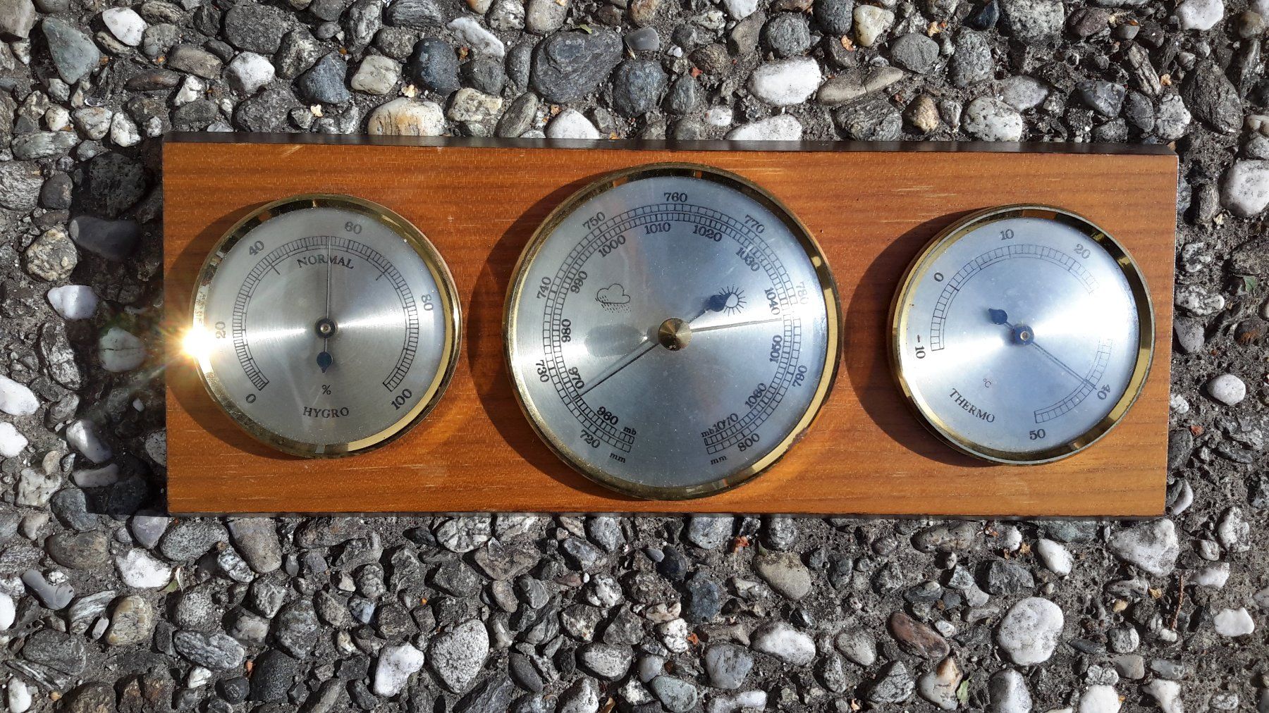 Altro per la casa: Retro Barometer, Hygrometer & Thermometer Wetterstation – Usato da Aldesago venduto da ant_zk5q