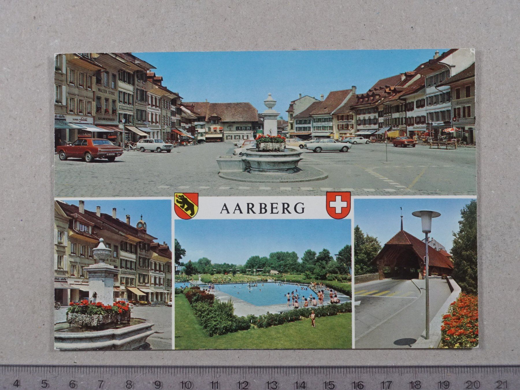 Ansichtskarten: Aarberg – Gebraucht aus Lenzburg von fh1