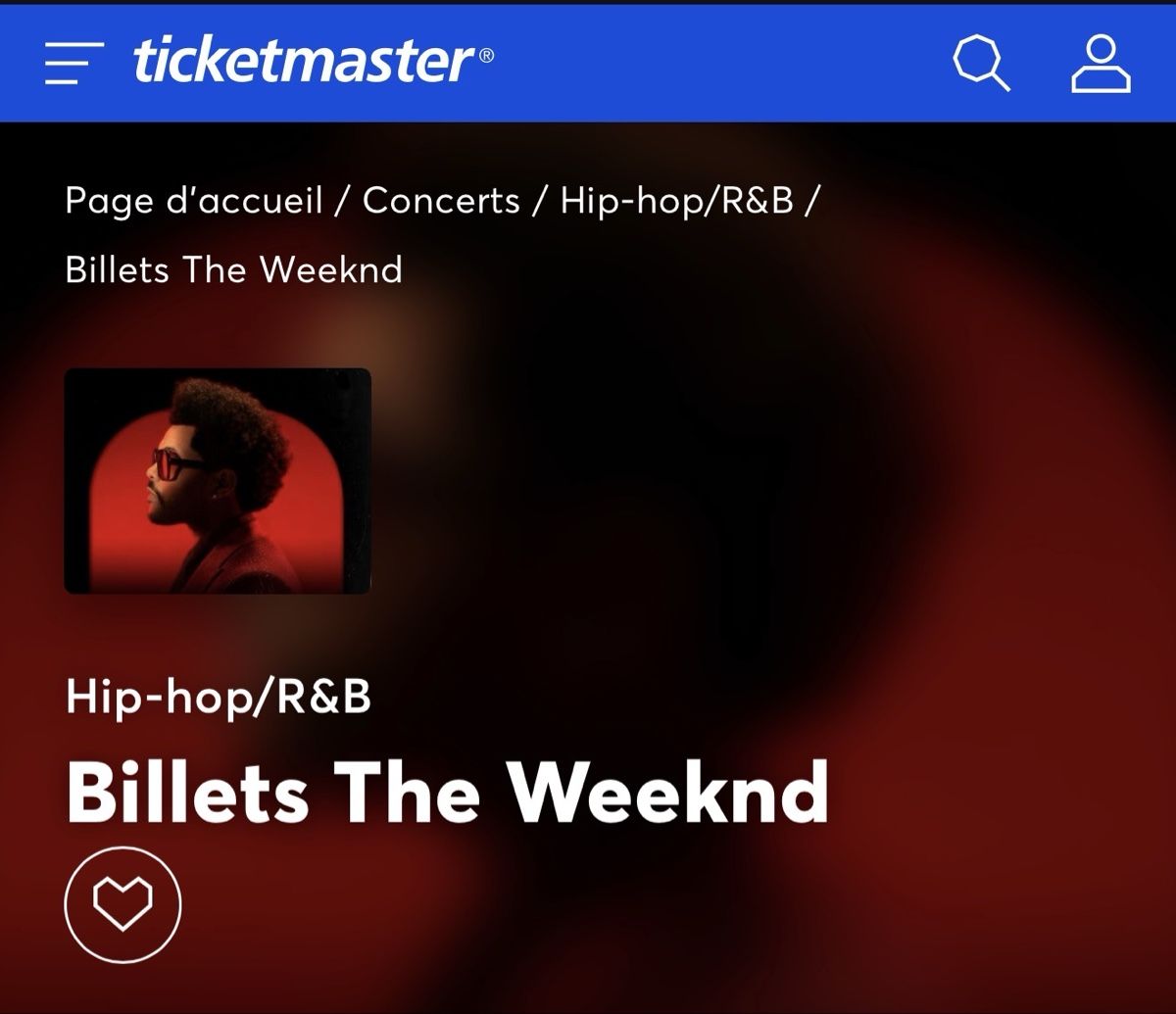 Banconote: Billet pour le concert de The Weeknd – Nuovo e nell'imballaggio originale da Rolle venduto da val_6hk6