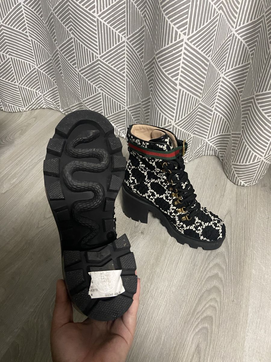 Gucci Damenschuhe: Botte Gucci noir taille 40 – Gebraucht aus Montreux von Perledor 4