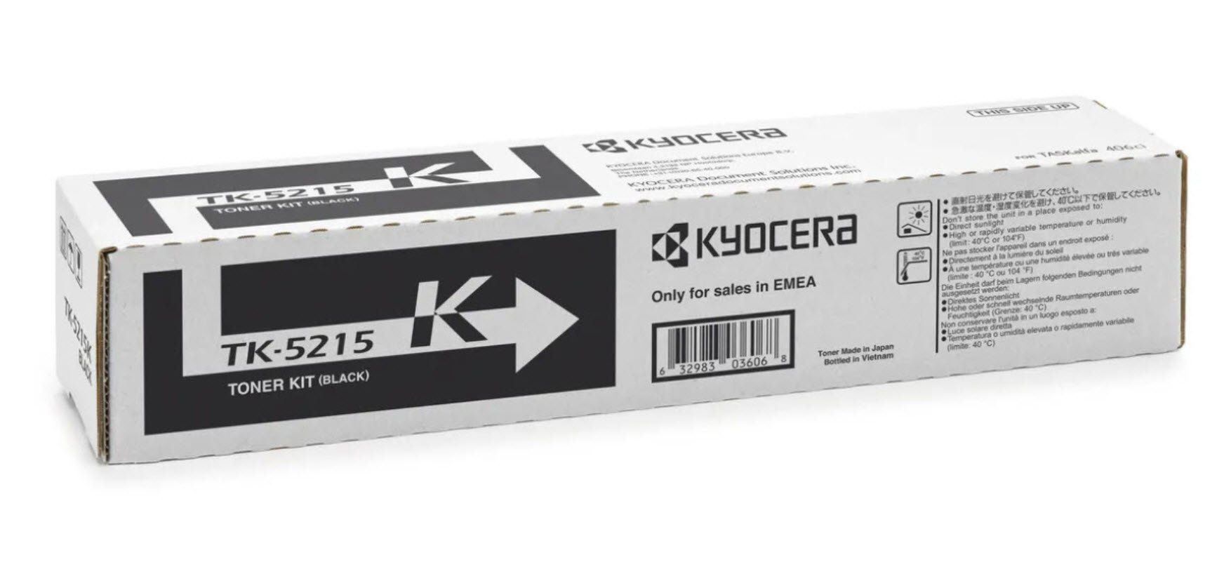 Kyocera Cartucce per stampanti & toner: Original Kyocera TASKalfa 406ci black Toner, TK-5215K – Nuovo e nell'imballaggio originale da Glattbrugg venduto da copytron
