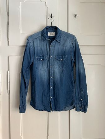 JACK & JONES - Jeanshemd blau S