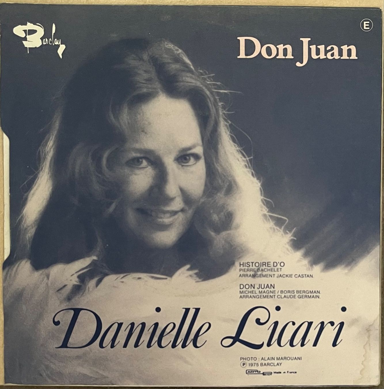 Dischi in vinile: DANIELLE LICARI - HISTOIRE D'O – Usato da Bussigny venduto da vinyl-pas-cher 1