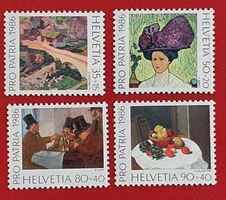 PRO PATRIA SATZ 211 - 214 1986** POSTFRISCH