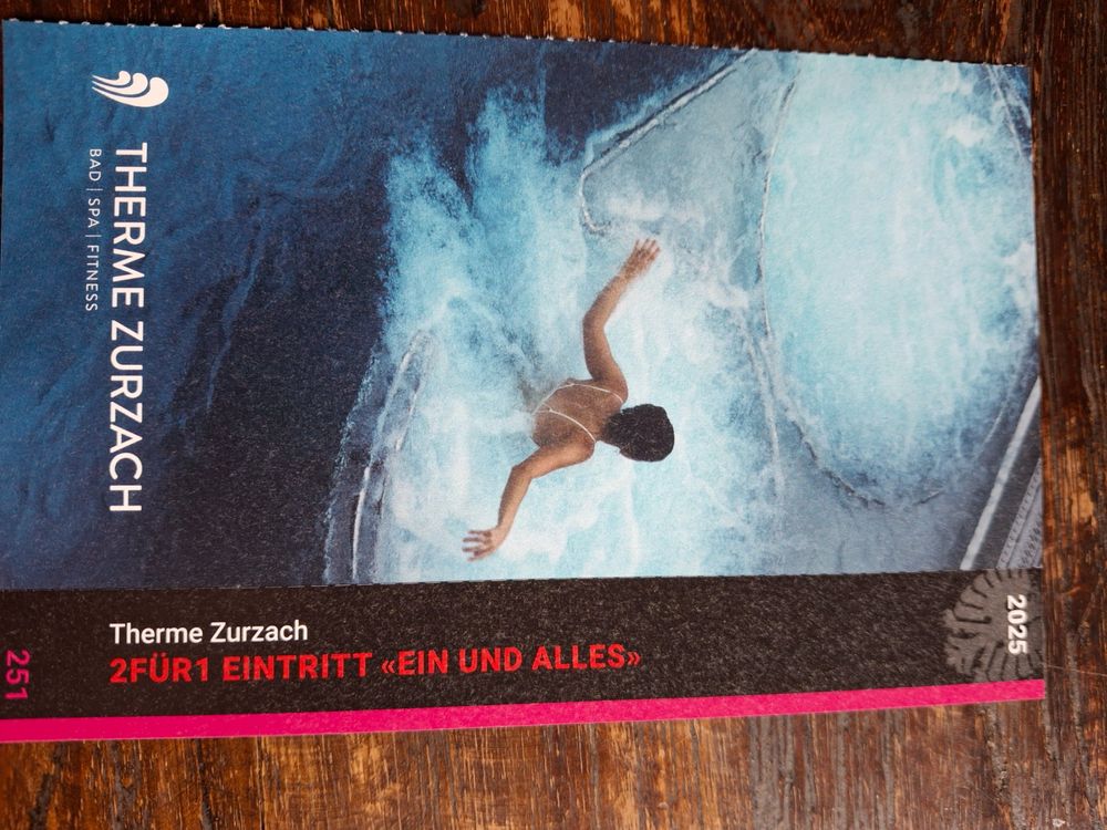 Therme Zurzach 2 für 1 Gutschein | Kaufen auf Ricardo