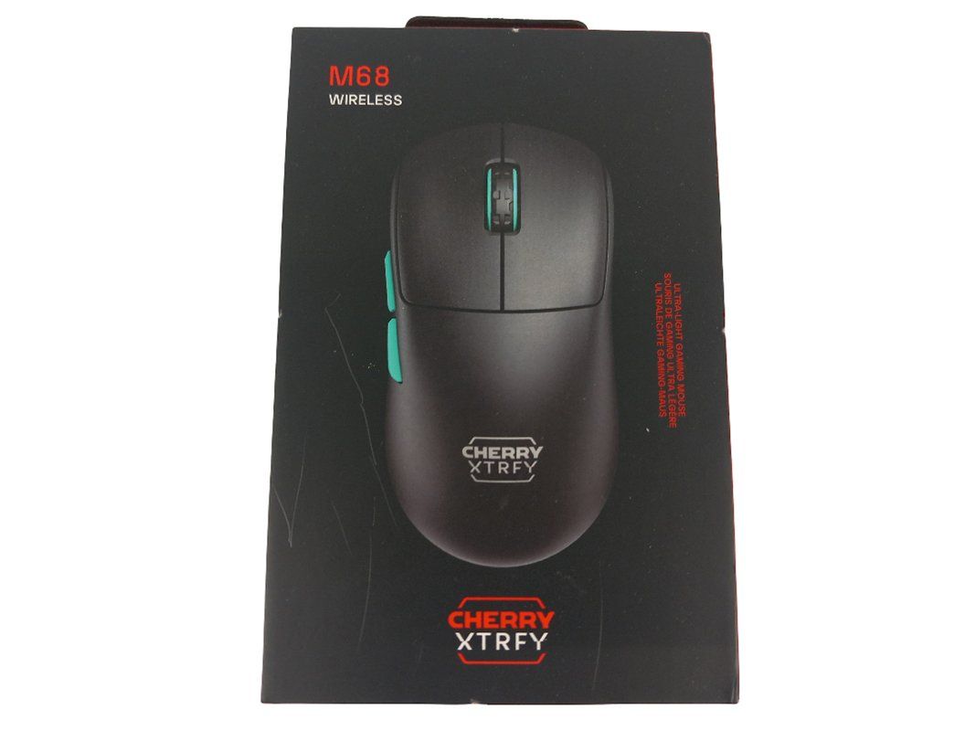 Maus: CHERRY xtrfy M68 Mouse (Wireless; Black) – Gebraucht aus Hünenberg von Restwert_Zug