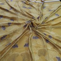 Italienische Top Seide Stoff 100% 1.65x1.40m Ginkgo