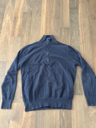 Brooks Brothers Quarter Sip Sweatshirt in Dunkelblau, Grösse
