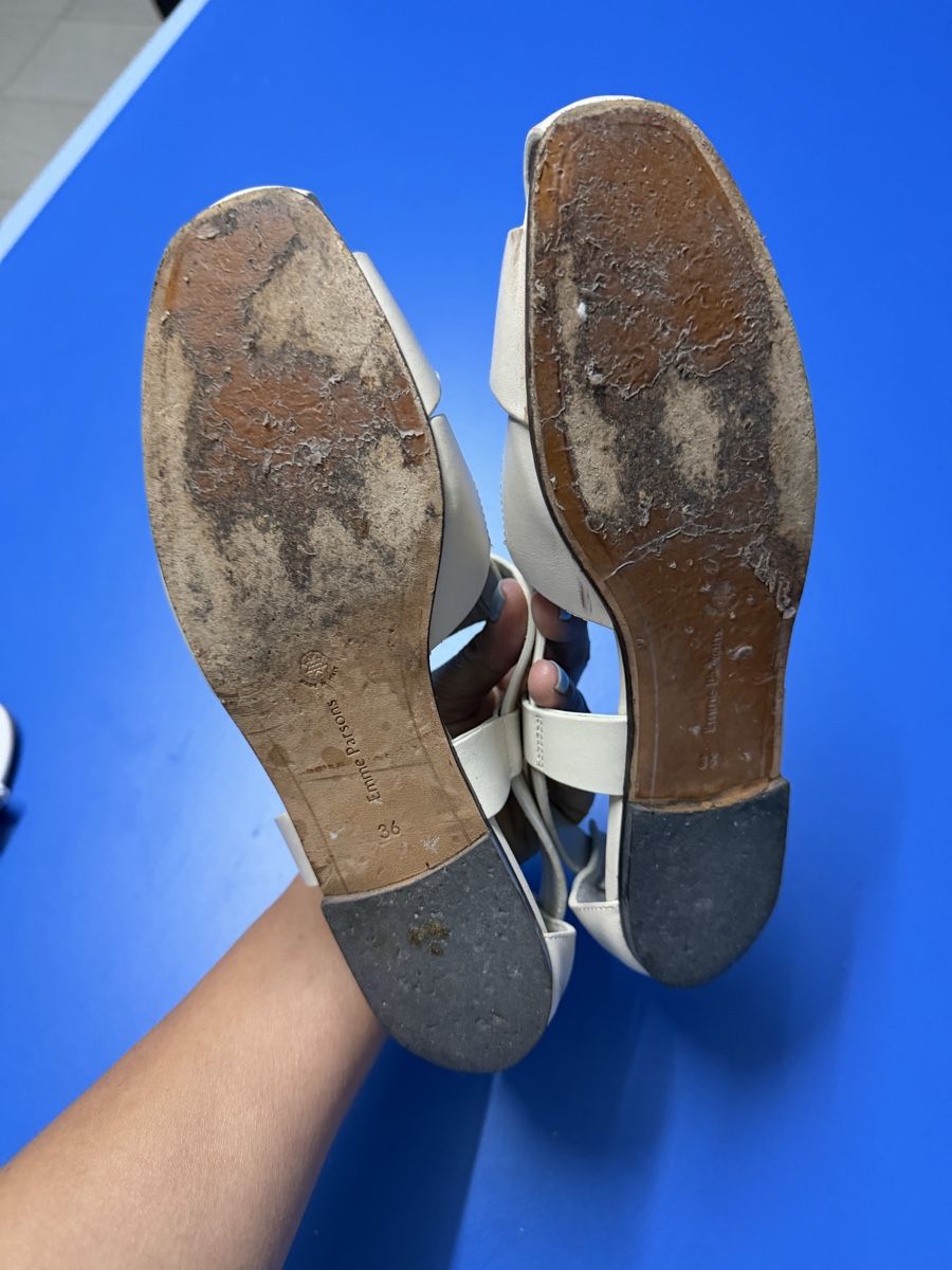 Scarpe da donna: Emma Parsons White Leather Sandals Size:36 – Usato da Herrliberg venduto da Tubalp 4