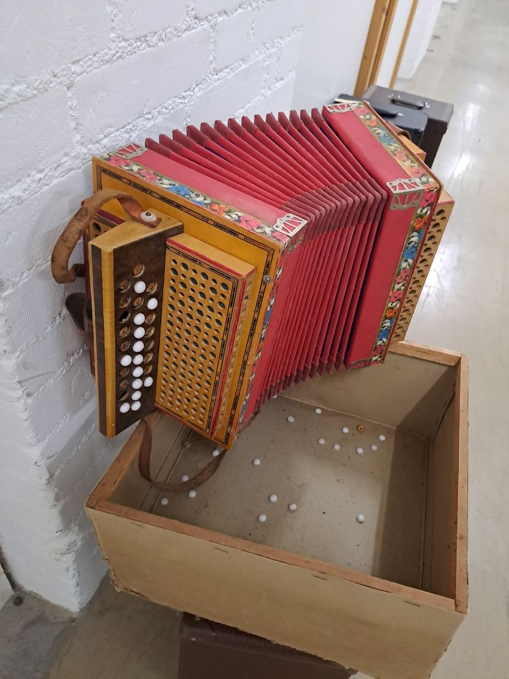 Strumenti musicali: schwyzerorgeli ton B 18 basses  – Usato da Villeneuve venduto da BibiVintage 3