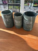 Valser Marmor Becher Set, 3 Grössen, Top Zustand, Grün! (52)
