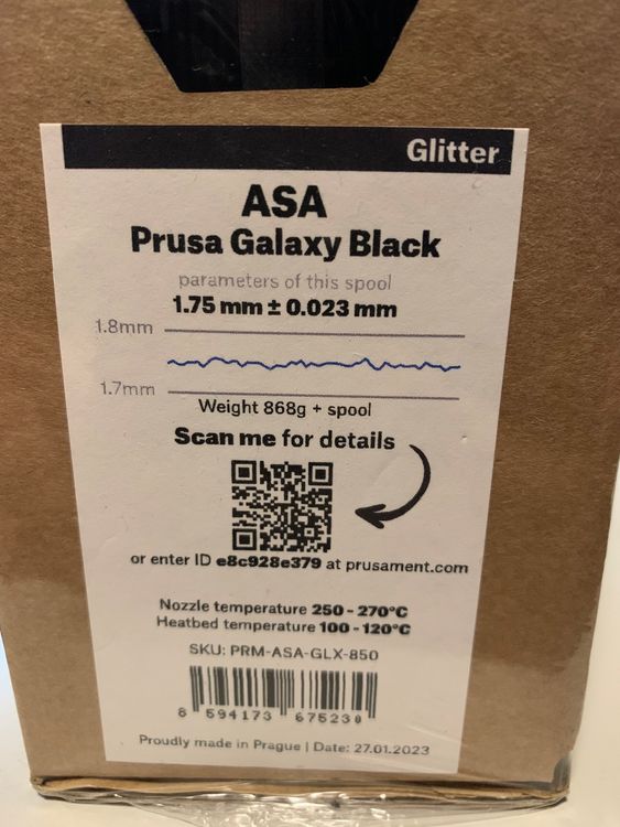 Prusament ASA Prusa Filament | Kaufen auf Ricardo