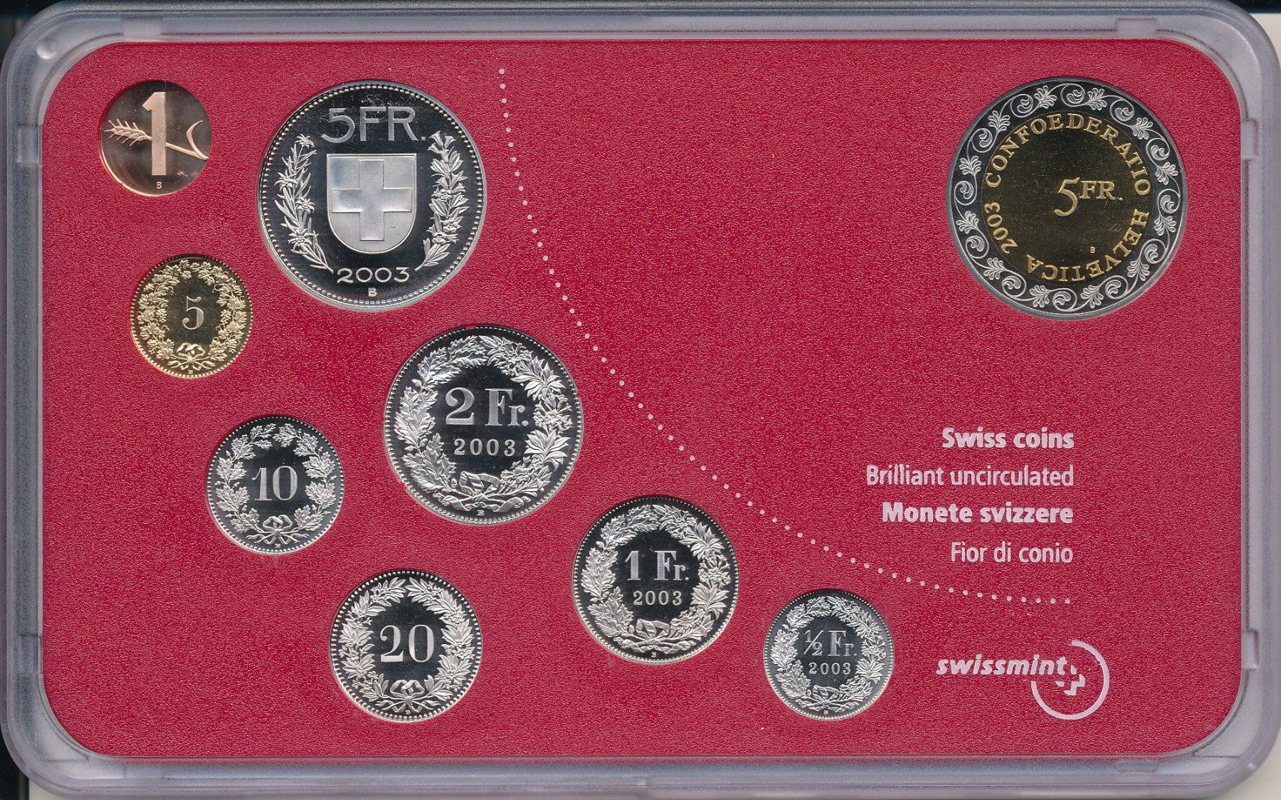 Alle Münzen: Münzsatz 2003 Stempelglanz "Chalandamarz" – Neu und originalverpackt aus Obfelden von Octavia61 2