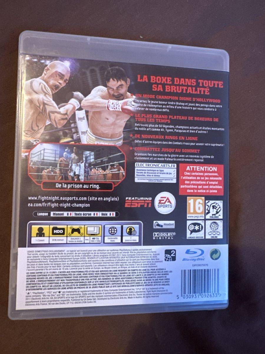 Giochi: Fight night champion - PS3 – Usato da Le Lignon venduto da Crocogril 2