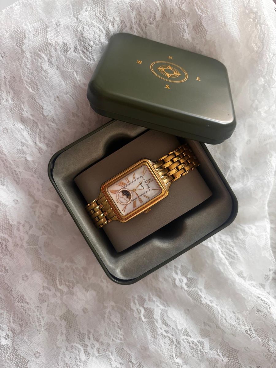 Fossil Orologi: FOSSIL Raquel Mondphase Gold – Nuovo (secondo la descrizione) da Andelfingen venduto da pmerk 3
