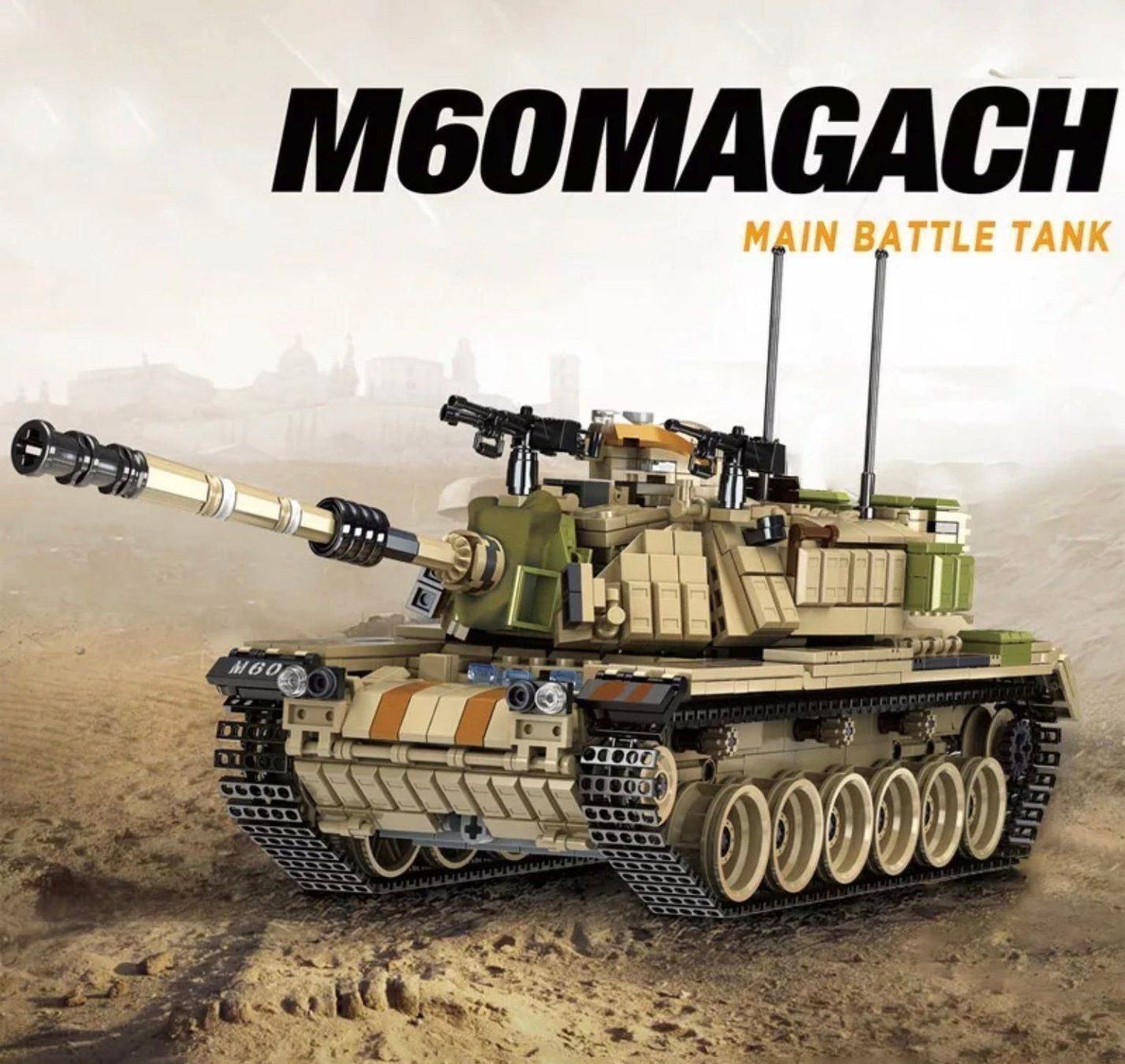 Kit di costruzioni: M60 MAGACH Panzer Tank Bausatz NEU Bicks – Nuovo e nell'imballaggio originale da Glarus venduto da Folienjoe24 1