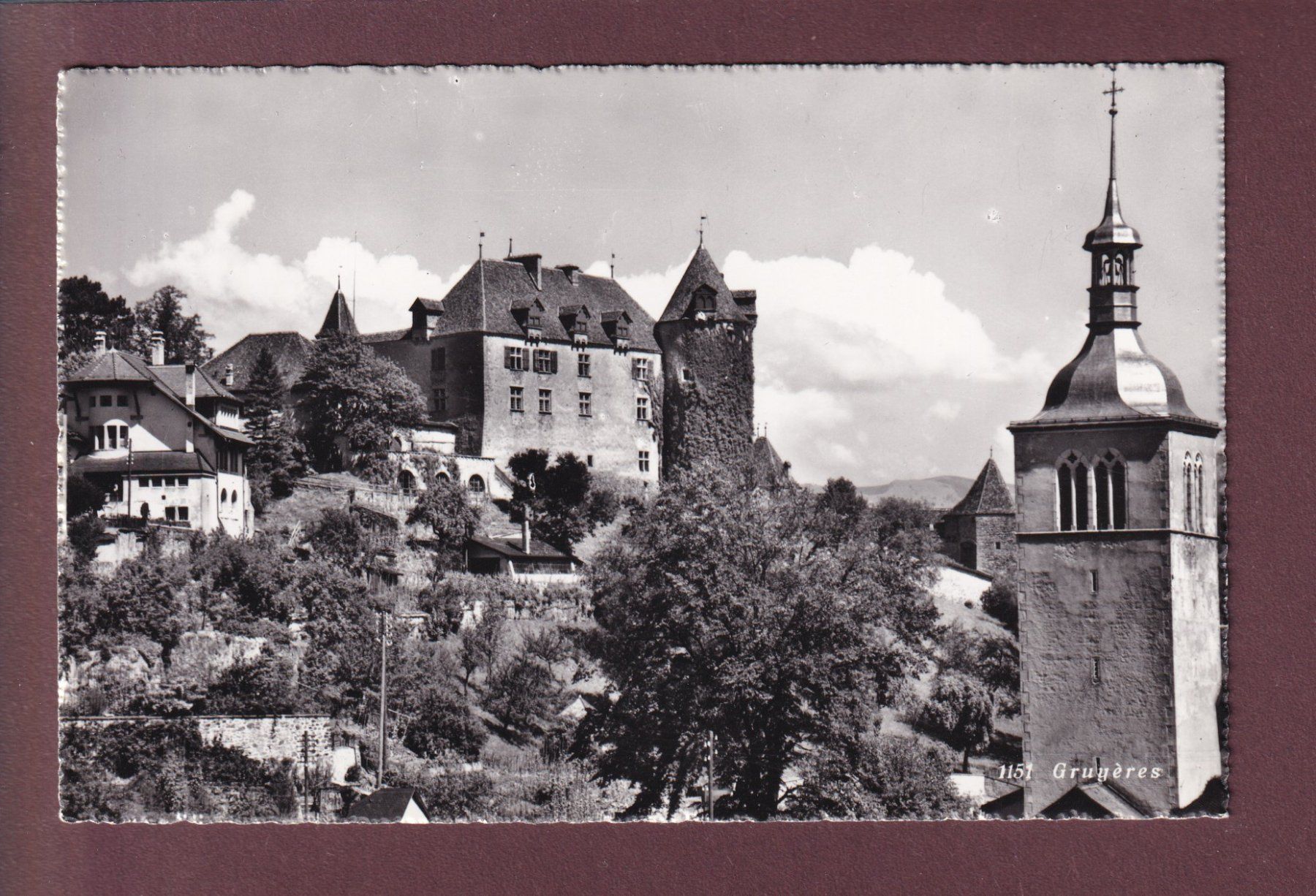 Cartoline postali: GRUYERES - Château – Usato da Pully venduto da nicecards