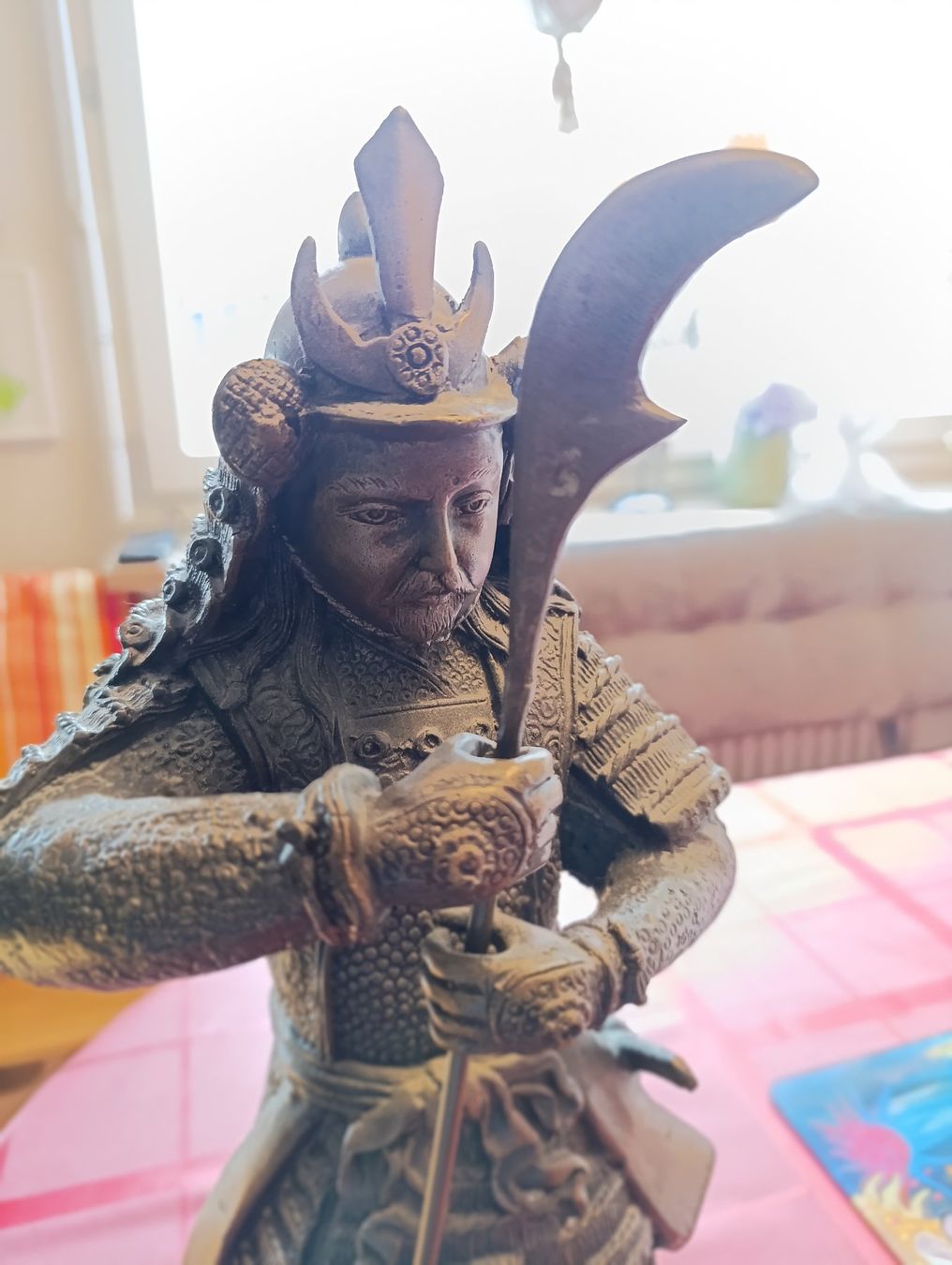 Sculture & Statue: GROSSER BRONCE SAMURAIKRIEGER EINDRÜCKLICH SELTEN – Usato da Reinach BL venduto da Katzenmorli 3