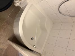 Duschwanne rund weiss gebraucht in gutem Zustand