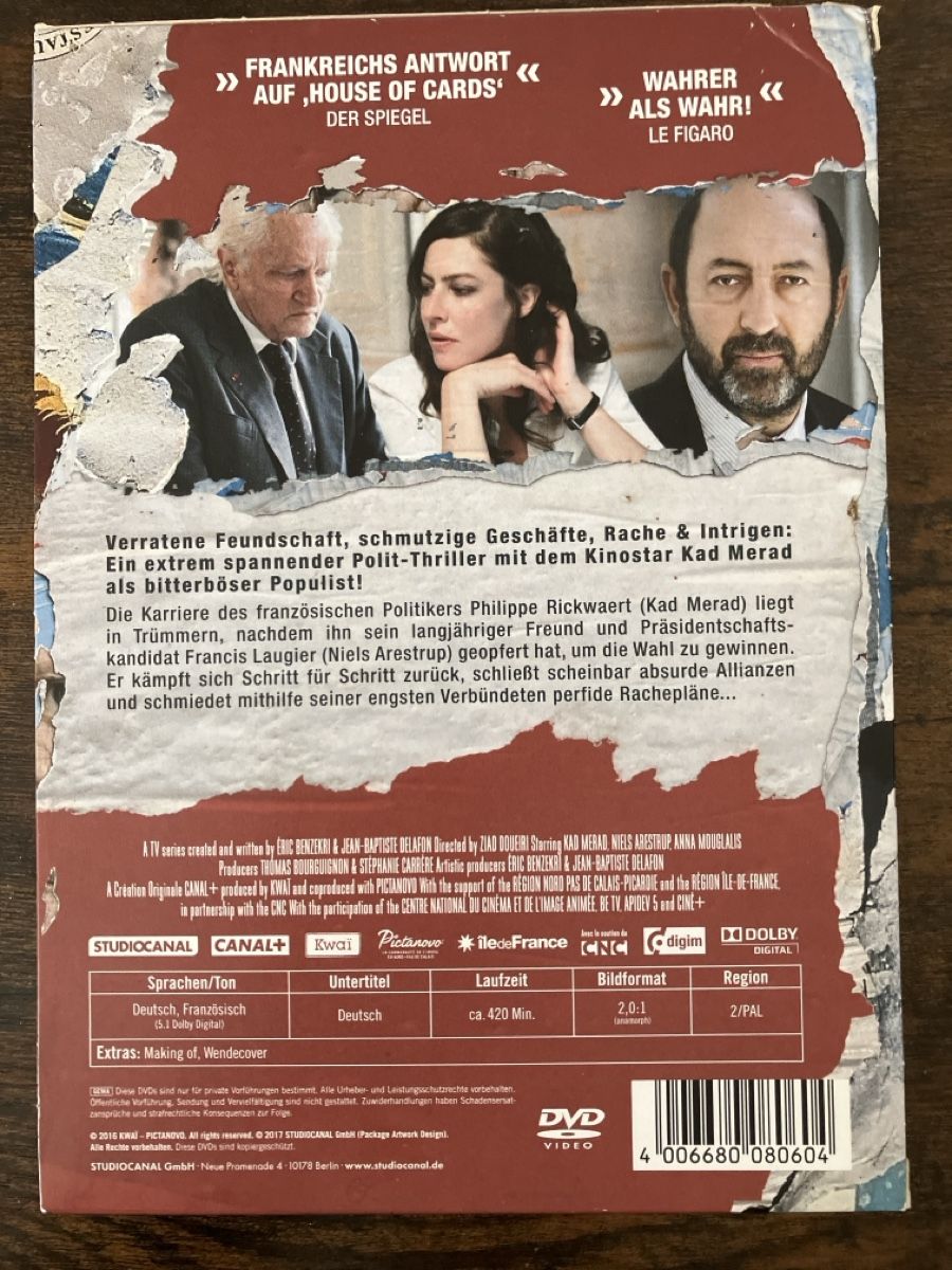 Tutti i DVDs: Baron Noir Staffel eins DVD – Usato da Glarus venduto da Jhuber78 1