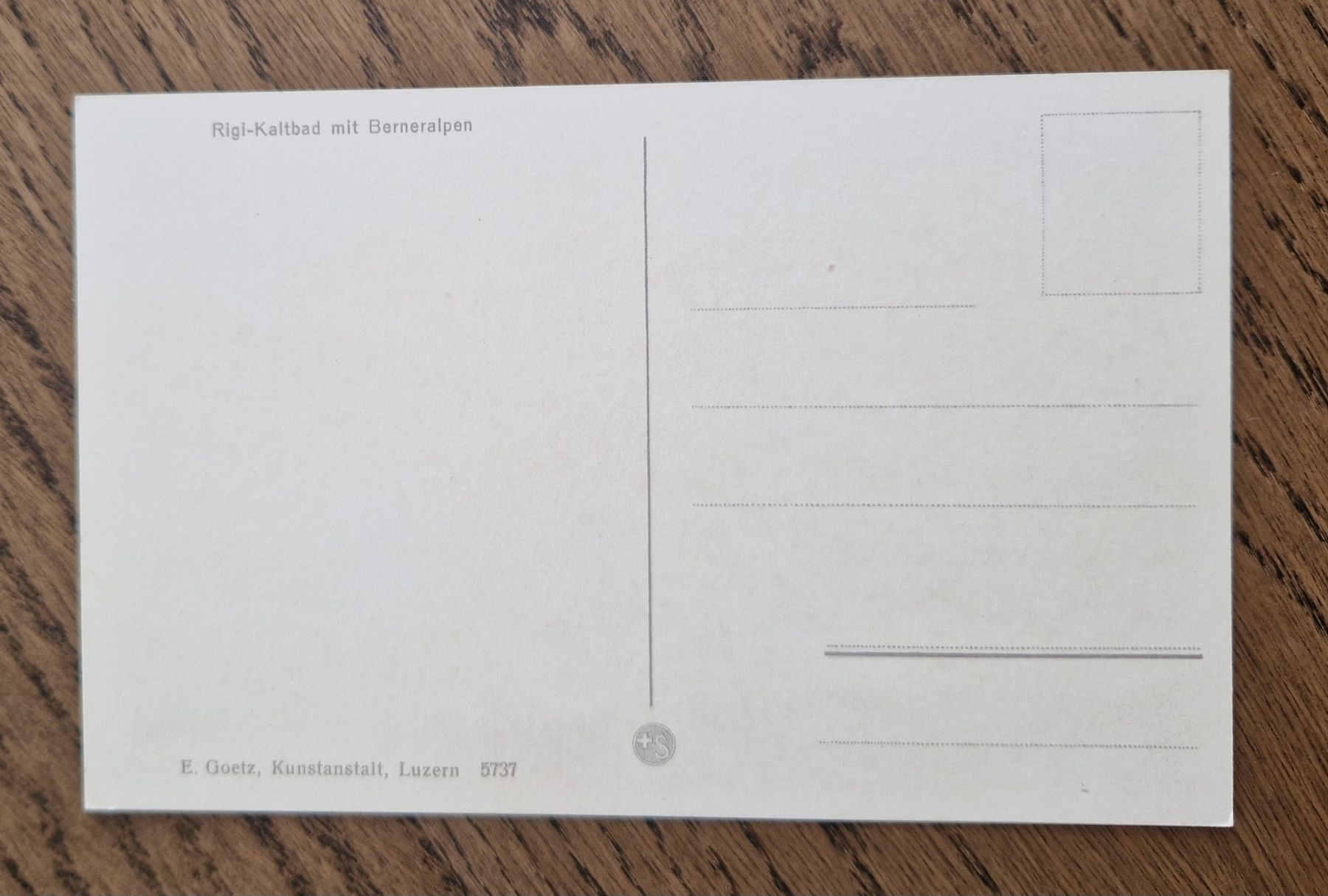 Cartoline postali: Rigi-Kaltbad mit Berner Alpen – Usato da Ebikon venduto da Donar50 1