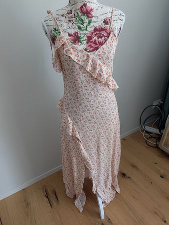 Kleid Blumenmuster Zebra