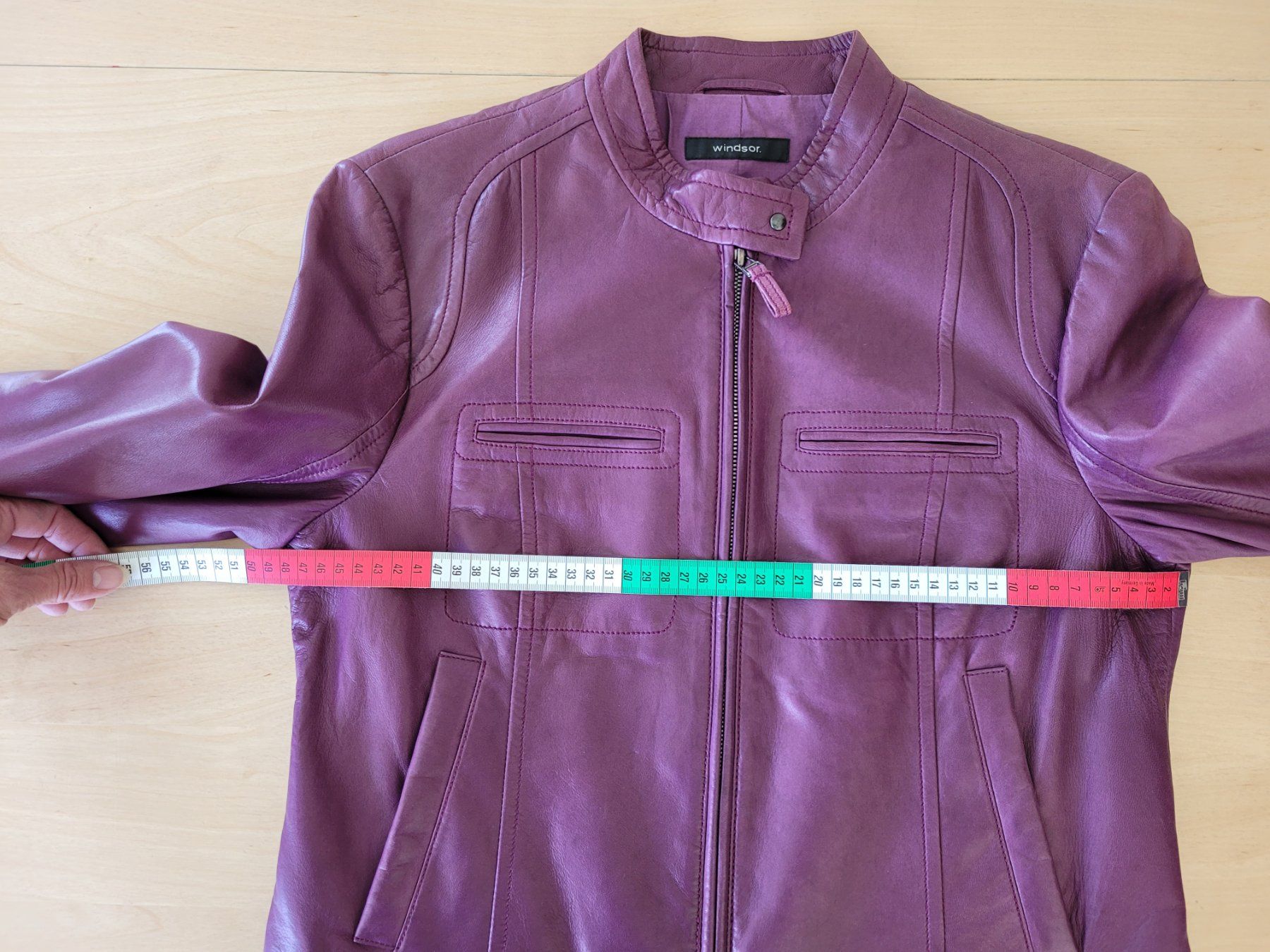 Windsor Giacche: Echt Leder Jacke Lederjacke Windsor Gr 38 – Usato da Wiesendangen venduto da samoalk 5