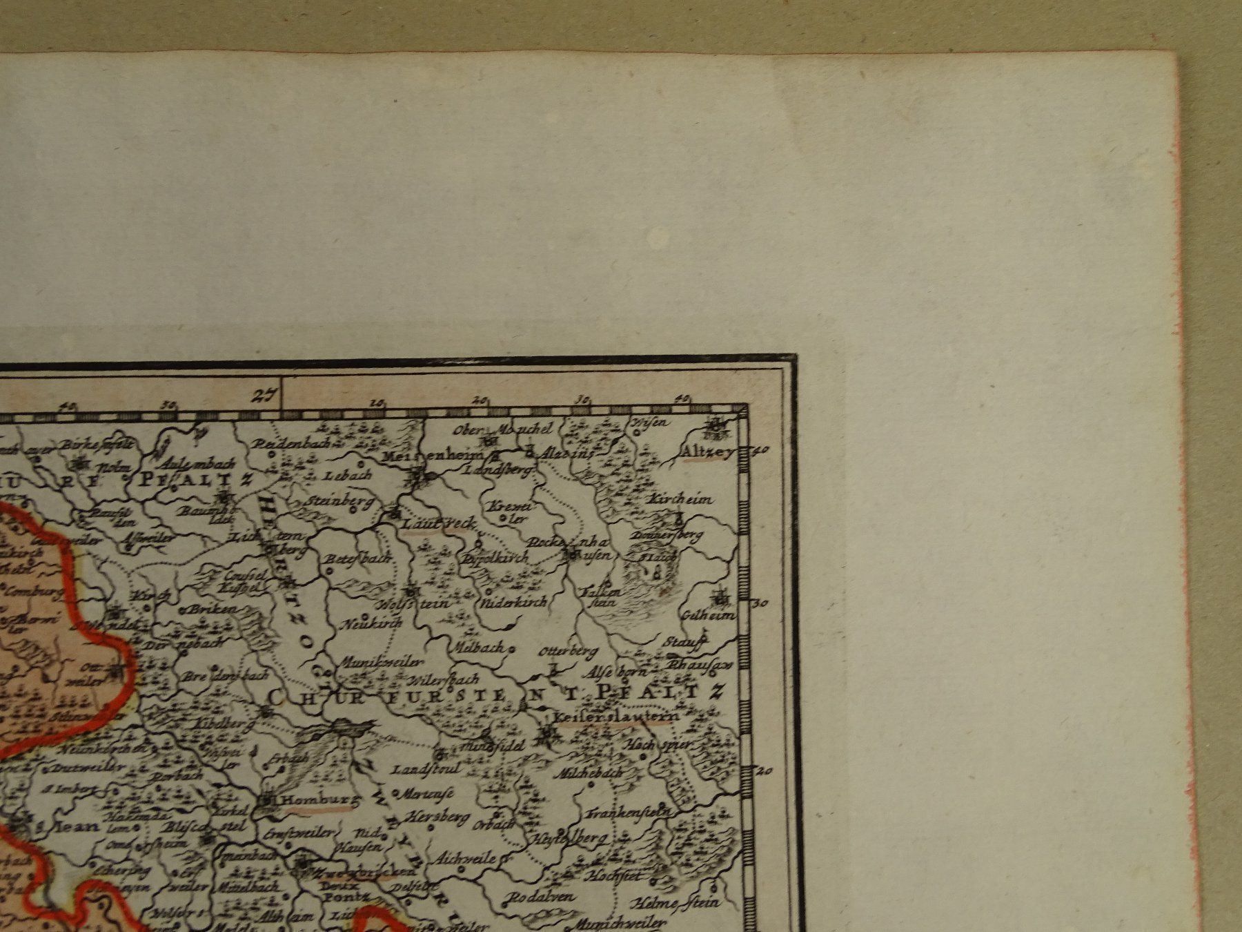 Landkarten & Atlanten: LOTHRINGEN, LORRAINE, KUPFERSTICHKARTE – Gebraucht aus Grüningen von Kartensammler 5