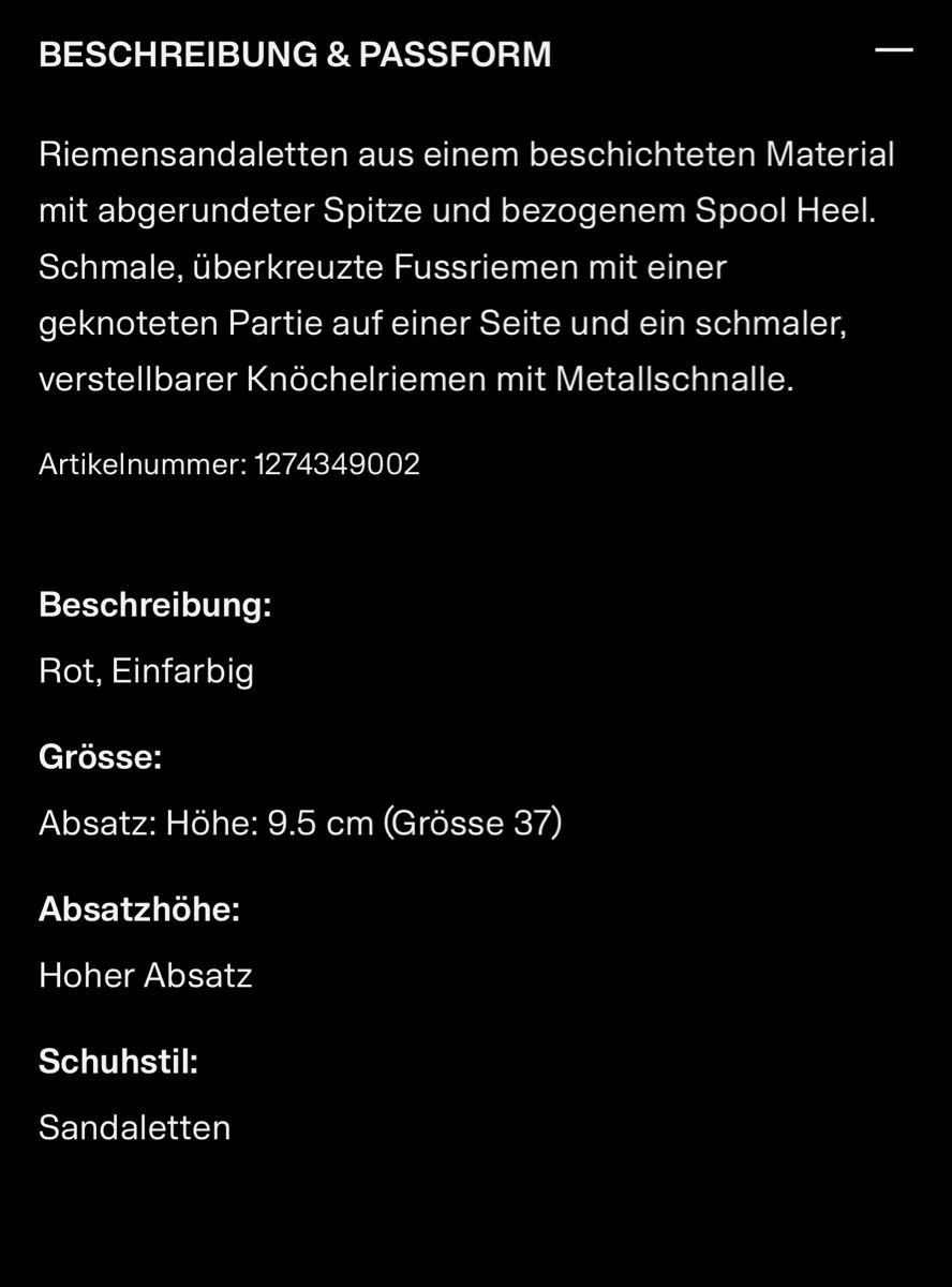 H&M Scarpe da donna: H&M Sandalen 37 – Nuovo (secondo la descrizione) da Neuhaus SG venduto da bernike 6