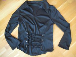 Schwarze Bluse Gr. XS