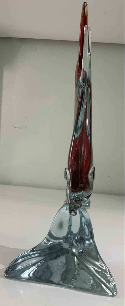 Murano Statuette: Poisson en verre de Murano – Usato da rolle venduto da Tontonjulot 1