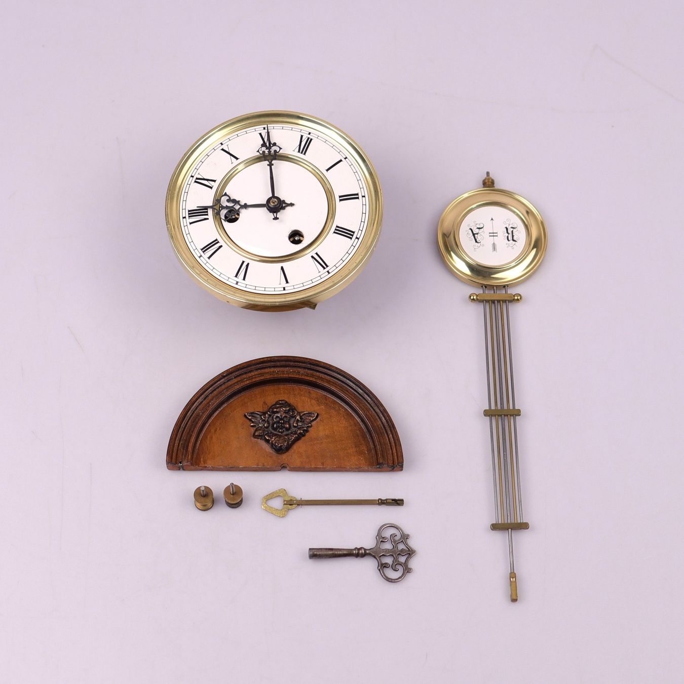 Orologi da terra & Orologi da parete: Wanduhr-Regulator im Jugendstil – Difettoso da Volketswil venduto da brockipfannenstil 6