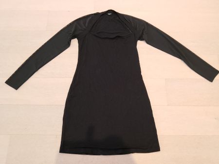 E&O Mesh-Kleid langarm Schwarz Gr. S/M Sommerfestlich Ele...