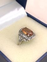 Vintage 925er Silber Ring mit Schmuckstein Top