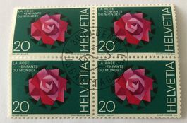 4 er Block Nr.492 mit Vollstempel Bern