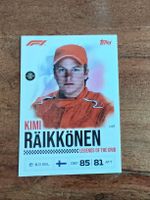 Trading Card F1 Kimi Räikkönen Legends of the Grid