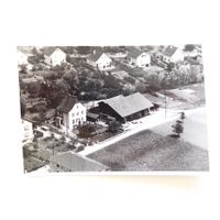 Alte Postkarte / Foto - Luftaufnahme Bauernhof Baselland