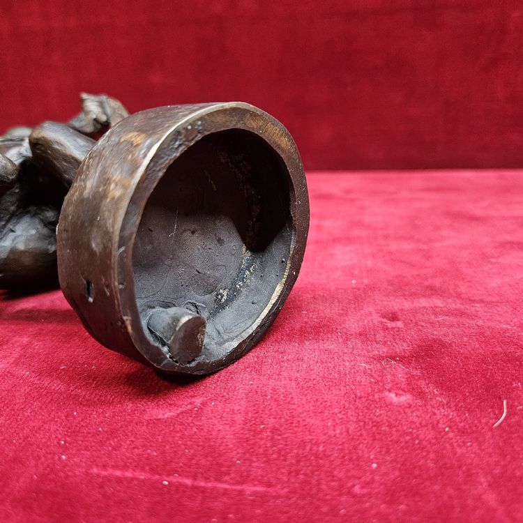 Bronze Figur vermutlich Bacchus, Signatur von Olaf Höhnen Kaufen auf