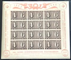 1943 - Luxusblatt W16 - postfrisch ** N.2
