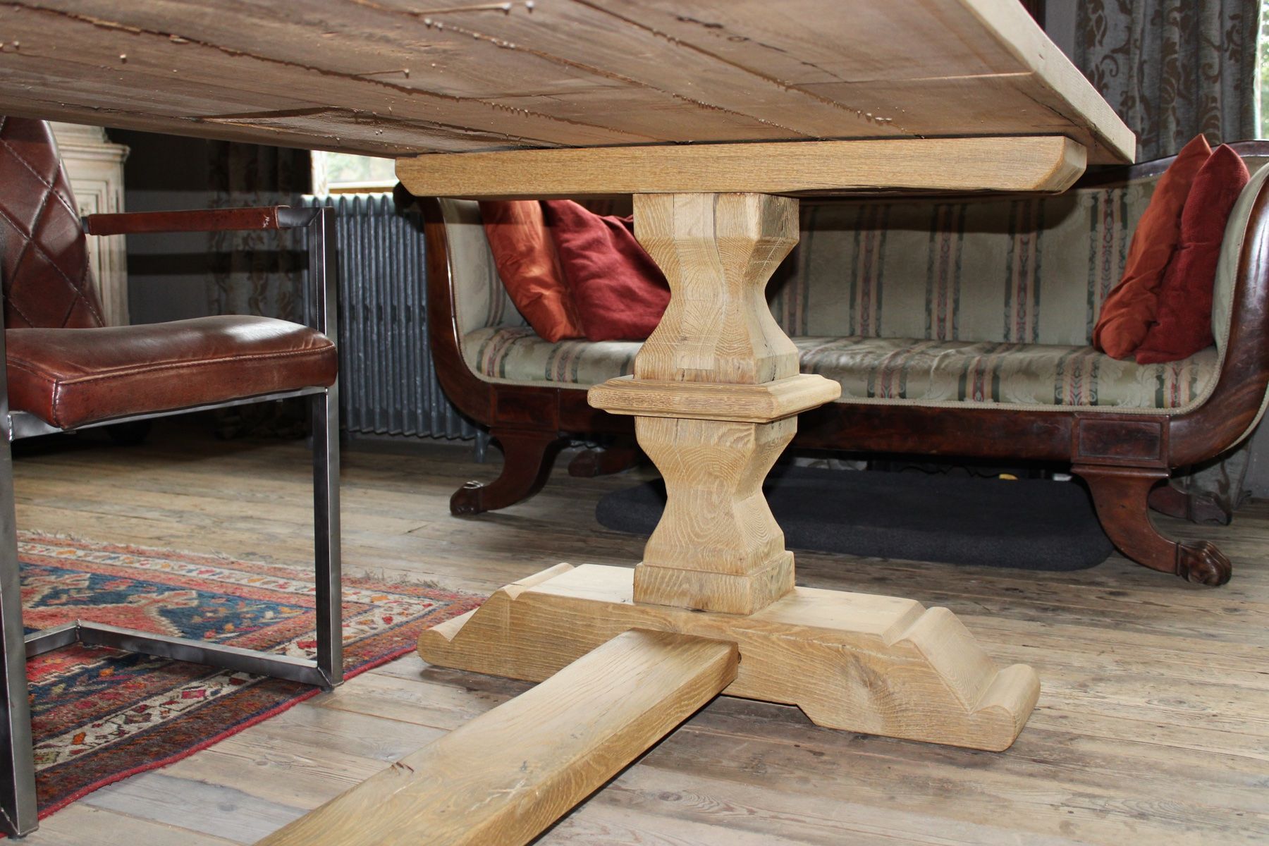 Tische: Esstisch Klostertisch Alte Eiche Altholz Tisch. – Neu (gemäss Beschreibung) aus Manschnow von Odertische 4