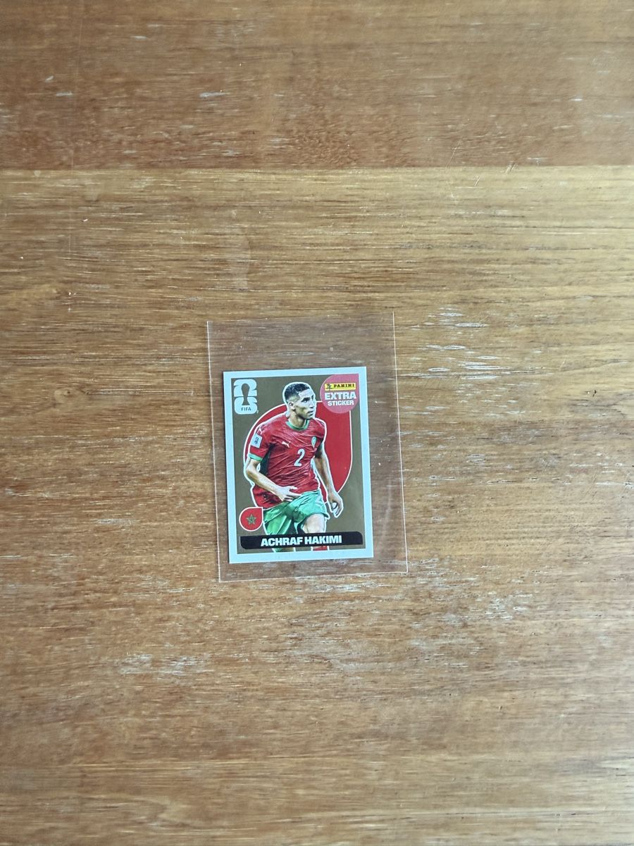 Panini Carte collezionabili: Stickers Panini Extra sticker Hakimi gold – Nuovo (secondo la descrizione) da Genève venduto da math_cedra