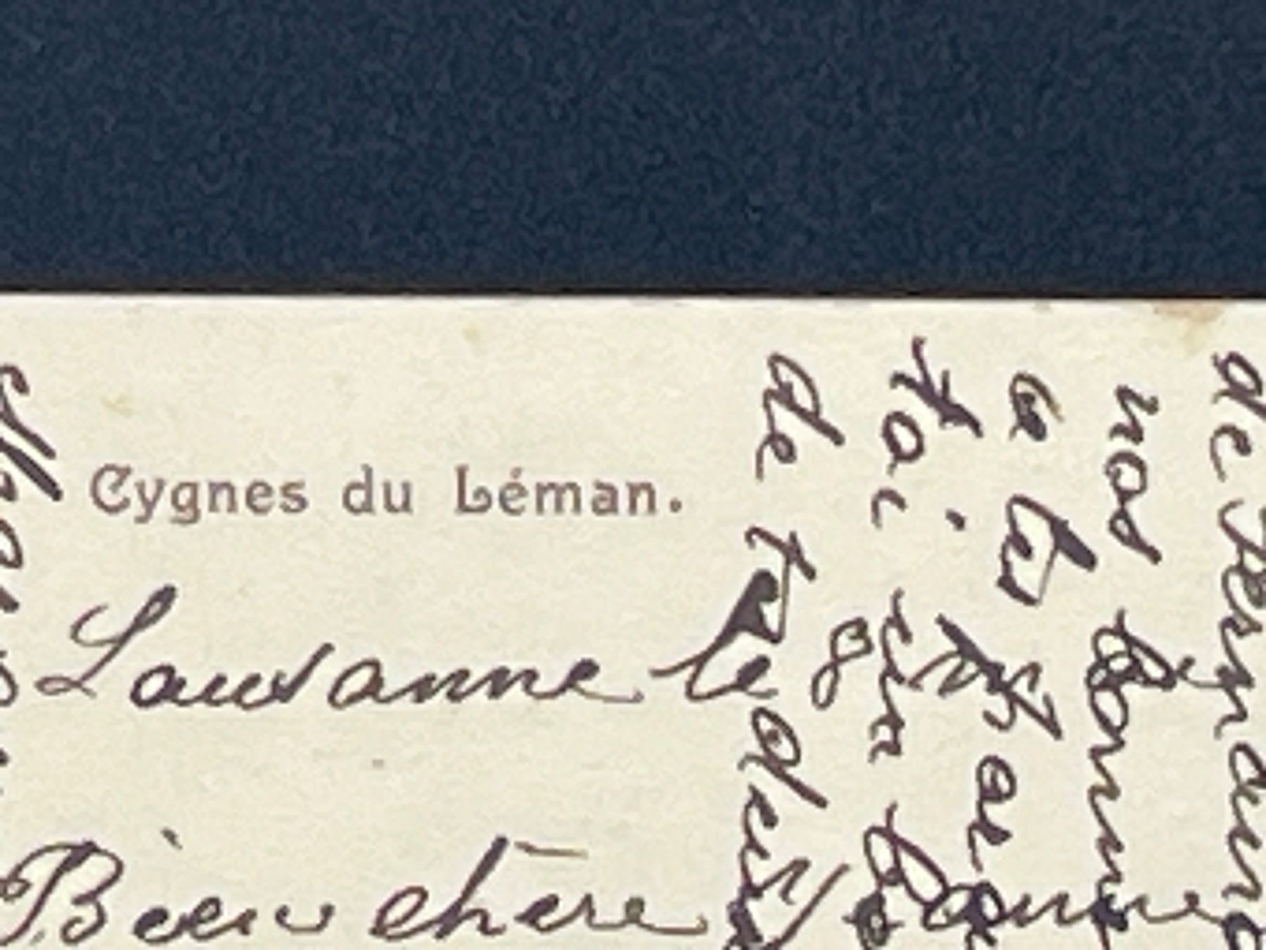 Cartoline postali: Cygnes du Léman – Usato da Widnau venduto da Brusi9 2