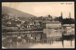 AK St. Aubin, Teilansicht, 1911