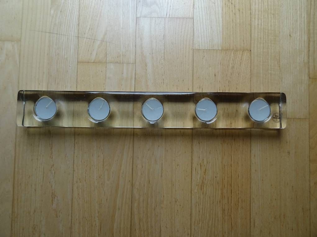 Glasi Hergiswil Portacandele: Kerzenhalter lang Bastone Glasi Hergiswil – Usato da Niederbipp venduto da PiaZ01